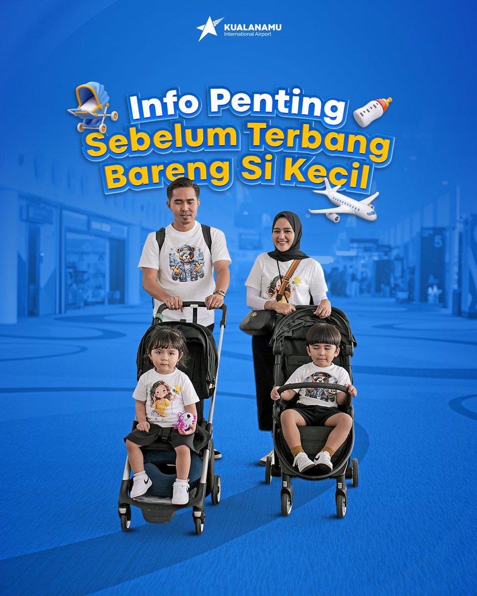 kno_airport's tweet image. Terbang nyaman bareng si kecil? Pastikan perjalanan #APfriends lancar dengan sikecil ya!. Cek info penting disini biar perjalanan makin seru dan nyaman!

#KualanamuAirport
#BandaraKualanamu