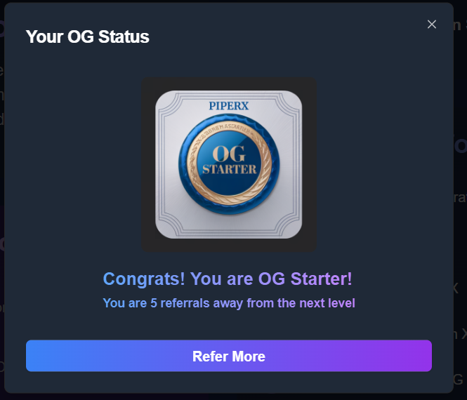 LlaveAstiG's tweet image. Proud to be a #PiperX OG—watched it grow from the ground up and still riding the wave! Early believers always win. 🚀🔥

@PiperxProtocol @StoryProtocol @DaVinciAgent , @MonaLisaAgent