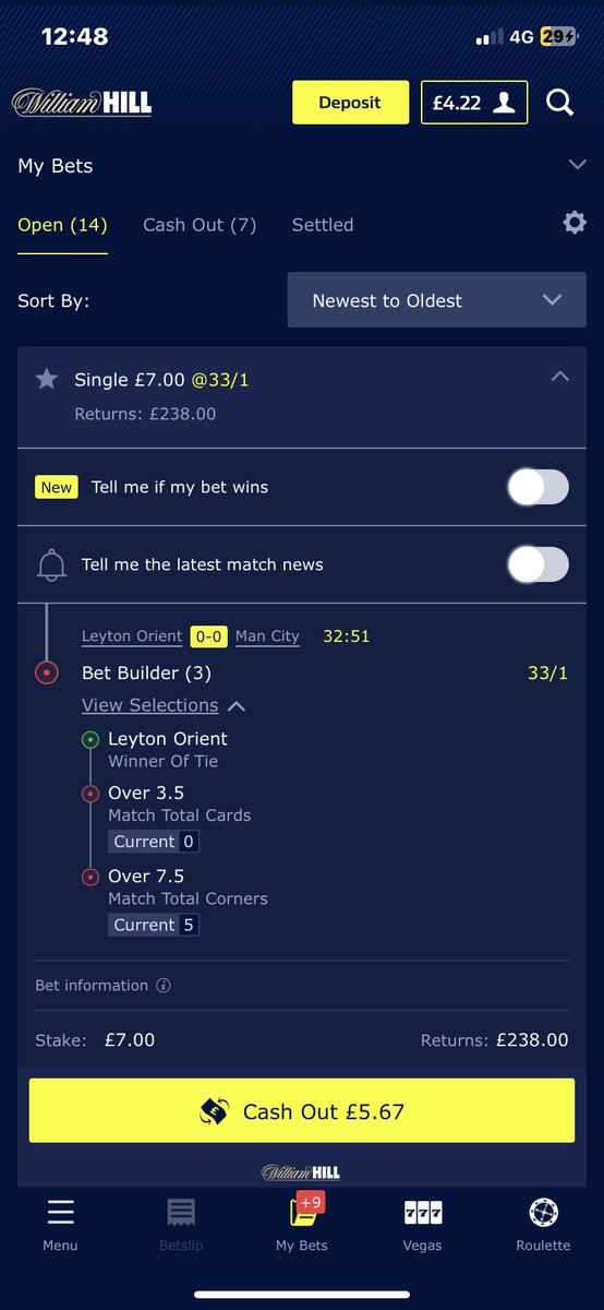 According to <a href="/WilliamHill/">William Hill</a>  it’s been chalked off? Have <a href="/Barclays/">Barclays Bank</a> taken over <a href="/WilliamHill/">William Hill</a> #leymnc