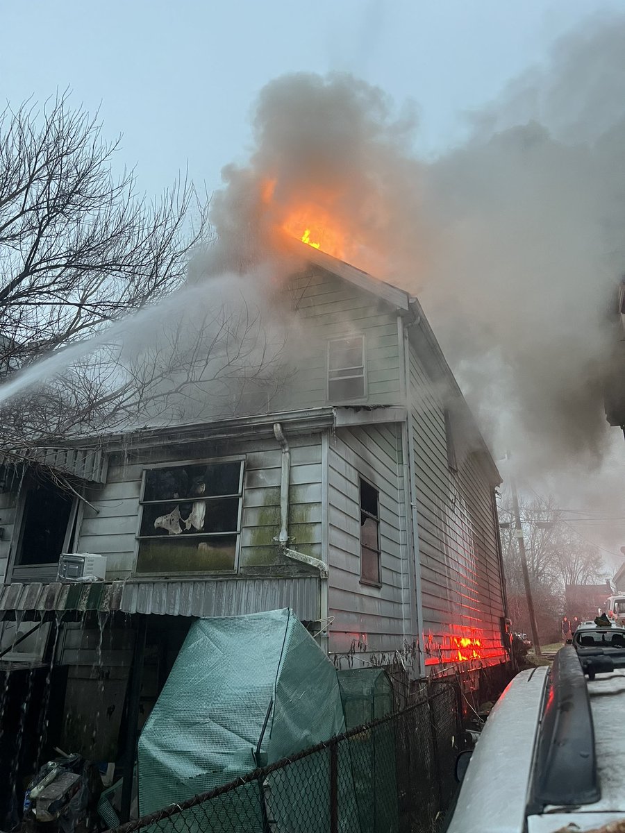 Our Firefighters are on the scene of a 2 Alarm fire on Flower Ave in West Price Hill. 2 civilians have been taken to the hospital with minor injuries.