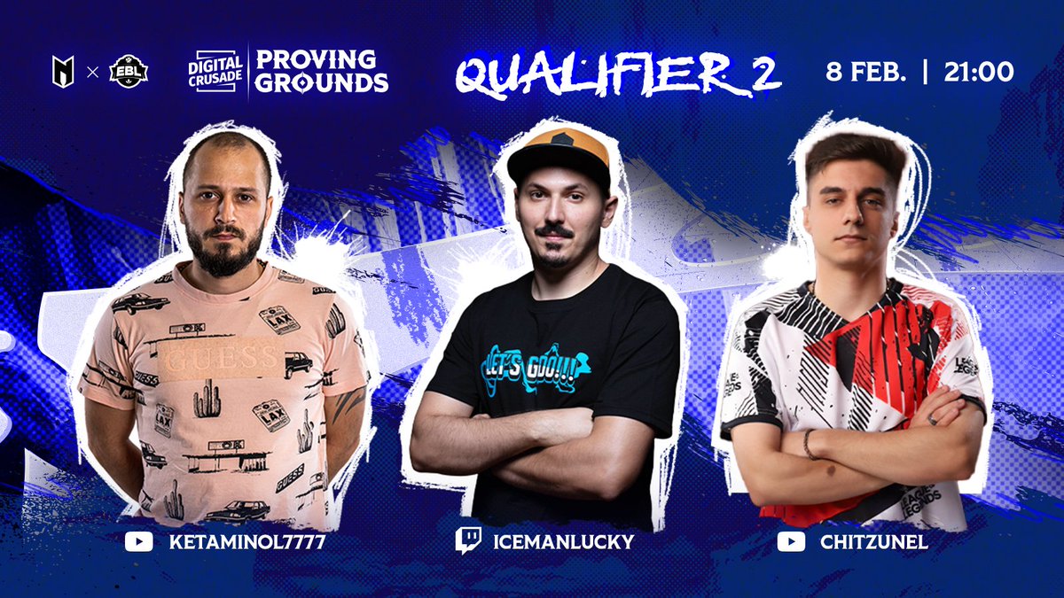 Vă așteptăm astăzi LIVE cu cel de-al doilea qualifier Proving Grounds! Este timpul să aflăm ultima finalistă din Main Event-ul de mâine.

LIVE de la ora 21:00 pe:
🔴 youtube.com/@ketaminol7777
🔴 youtube.com/@Chitzunel
🟣 twitch.tv/icemanlucky