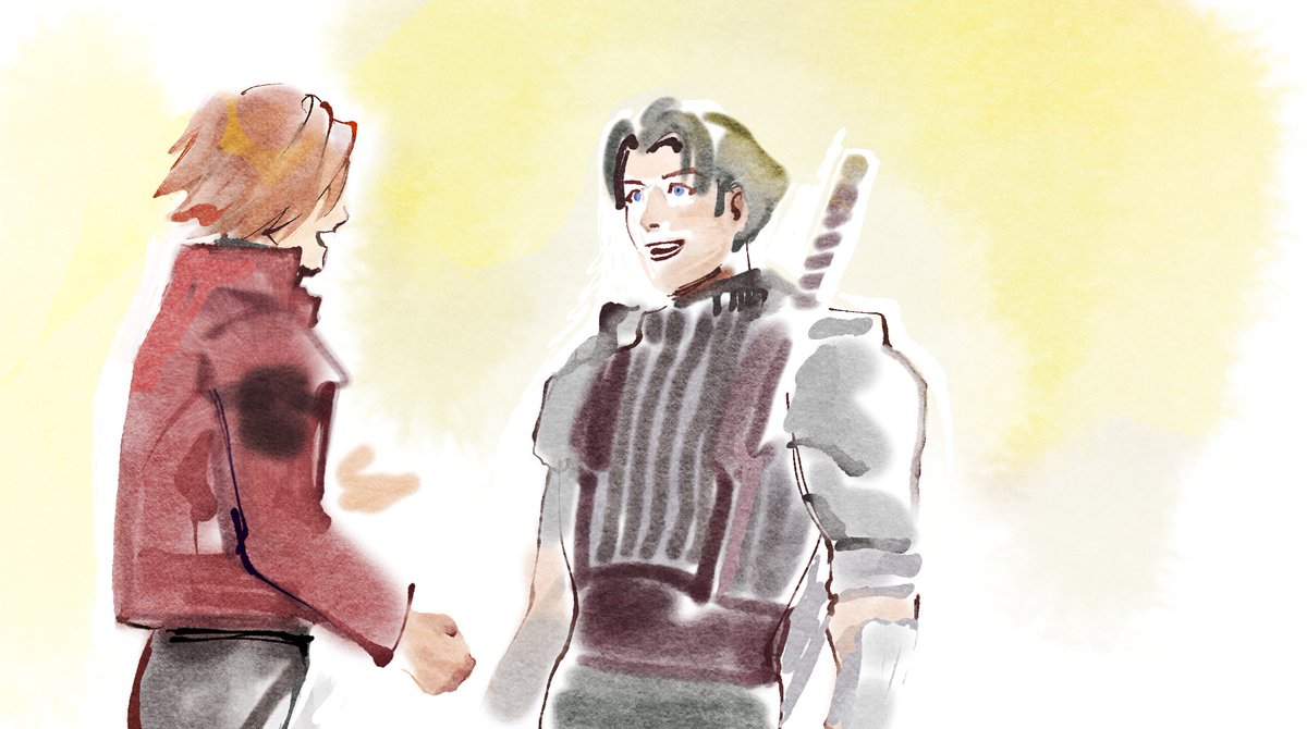 NEWB_FF7R's tweet photo. Thought abt how Genesis will remember Angeal whenever he sees the Buster sword😢 #FF7

art reference 
https://t.co/Qoh9Jub4gY https://t.co/oOUxrHSN5M