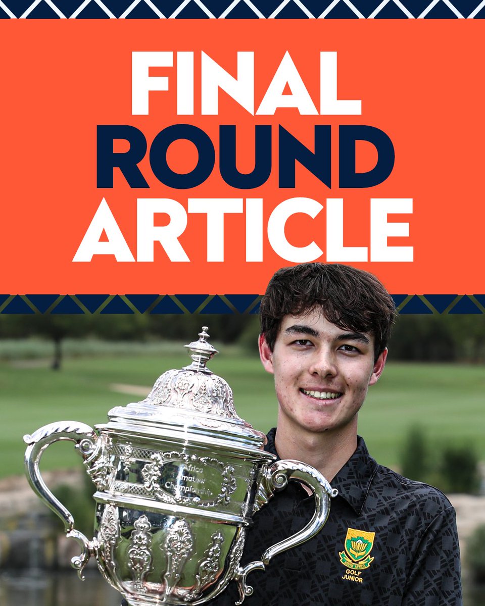After 72 holes, Bryan Newman is our new Africa Amateur Champion 🏆

Find out how the final round at Leopard Creek unfolded 👉 go.randa.org/AfricaAmateurD…