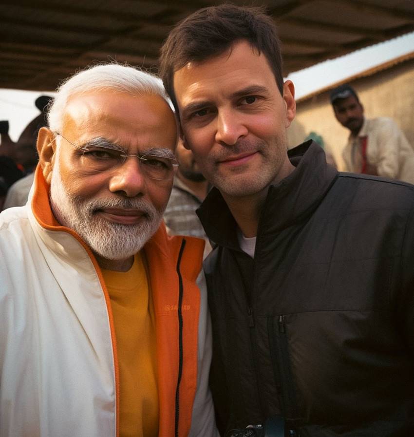 _faarisss's tweet photo. @BJP4India securing 40 out of 70 seats. @AamAadmiParty got 17, and Congress failed to win any. Congress contesting all seats led to a split in opposition votes, helping BJP. 
>MODI RAHUL BHAI BHAI< https://t.co/uI299i81EM