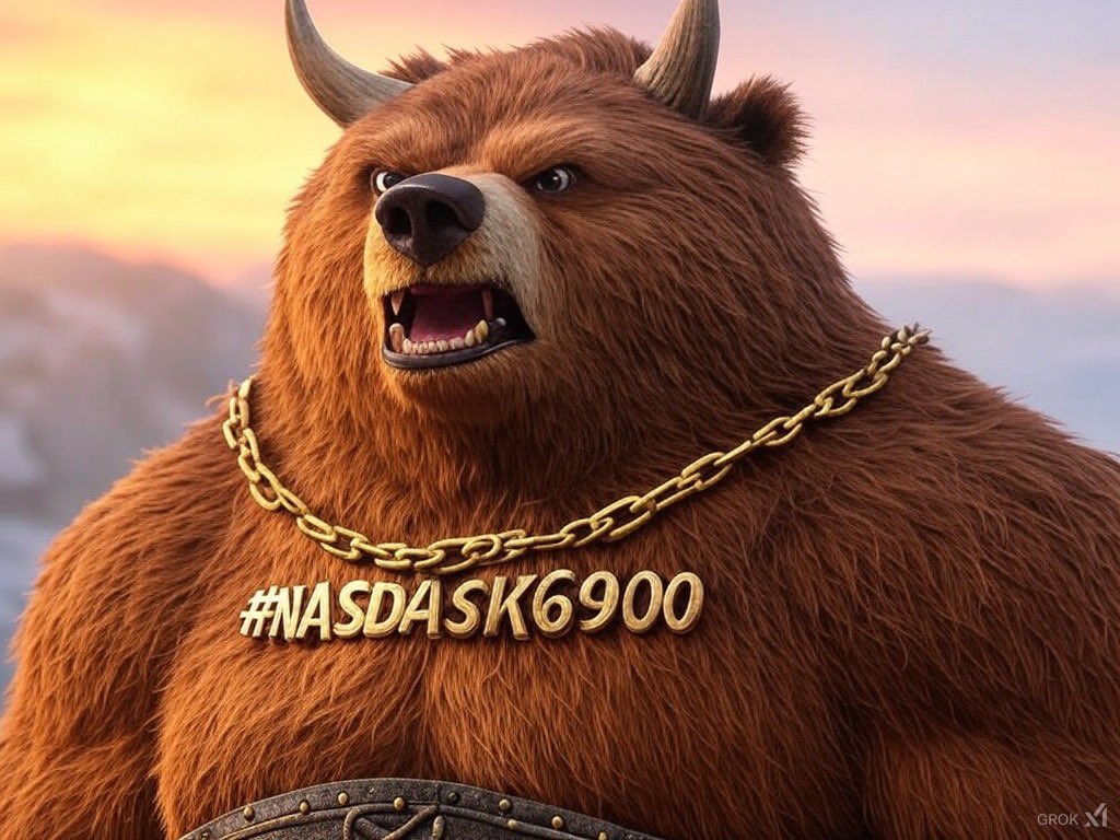 NASDASK6900's tweet photo. 🚨 The Horned Bear Awakens! 🚨

#NASDASK6900 isn’t just a memecoin—it’s a movement. And our Horned Bear 🐻⚡ is just getting started…

This beast has big surprises in store for the coming months. Expect the unexpected. 📈🔥

Are you ready for what’s next? 👀🚀 https://t.co/k031r7yNXB
