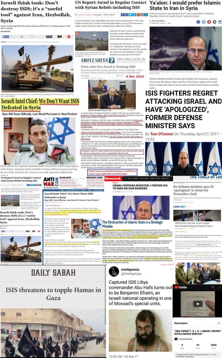 AdameMedia's tweet image. Never forget who runs ISIS. 

All those terror attacks. 

They serve one nation most of all.