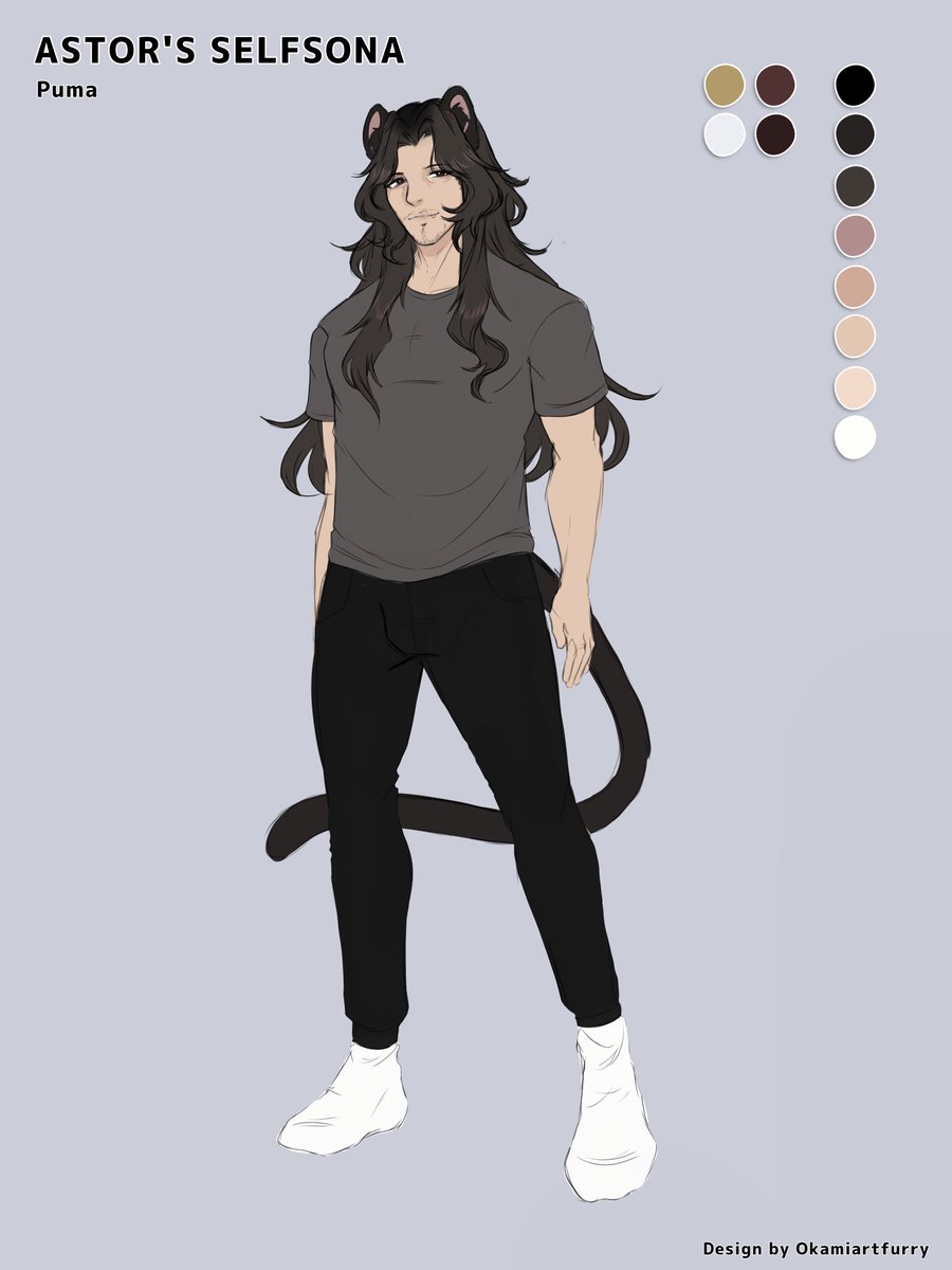 Okamia4's tweet photo. Ref esquisse du selfsona de @AstorNemura 

#designoc #selfsona #vtubers #vtuberfr #vartist #reference https://t.co/8ZOgEXursU