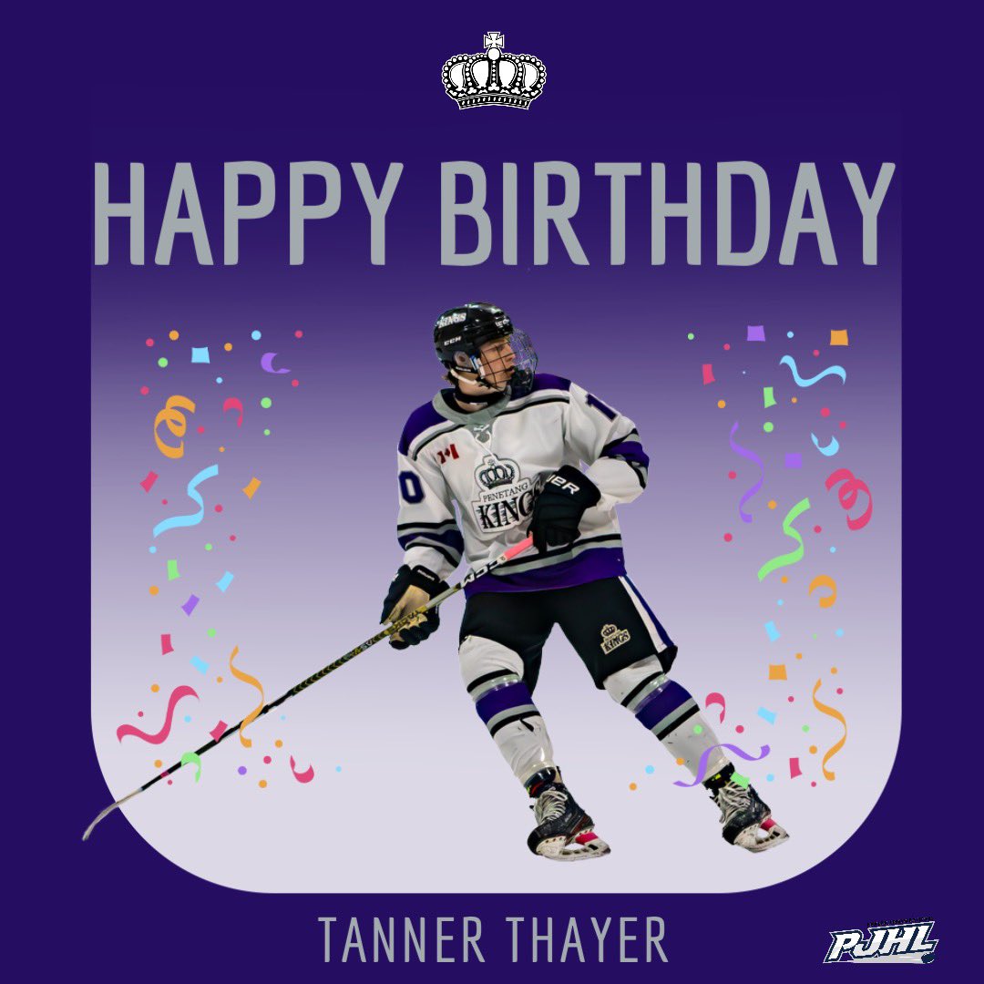 Wishing Kings forward, Tanner Thayer, a happy 18th gameday birthday!  We hope you pot a few tonight! 🎉🥳

#CheckMate👑
#LongLiveTheKings
#LevelUp