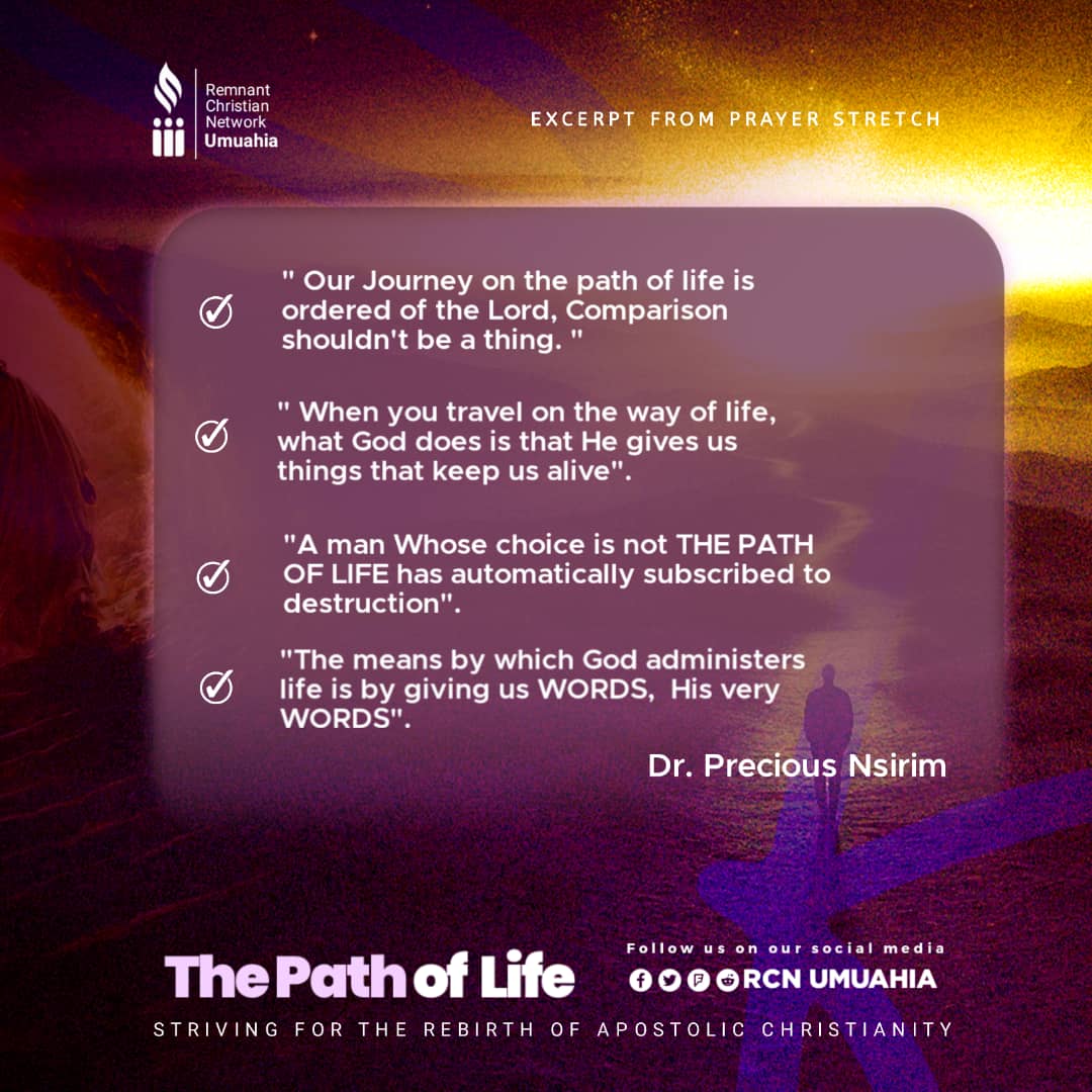 RCNUmuahia's tweet image. And he sent us his very words which showed us the path of life!!
#excerpts #thepathoflife #prayerstretch #rcnumuahia