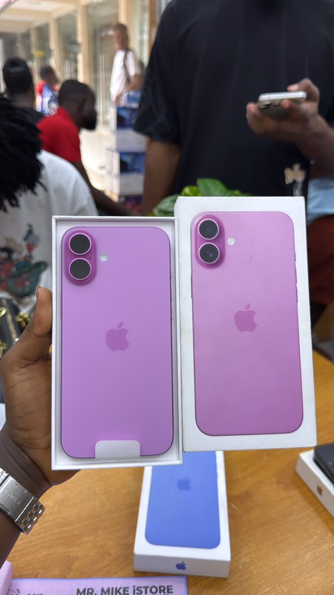 Brand New iPhone 16 plus 128gig physical sim temp unlocked available now ✅✅

GH₵14500 

☎️0271178184 

You can swap ✅