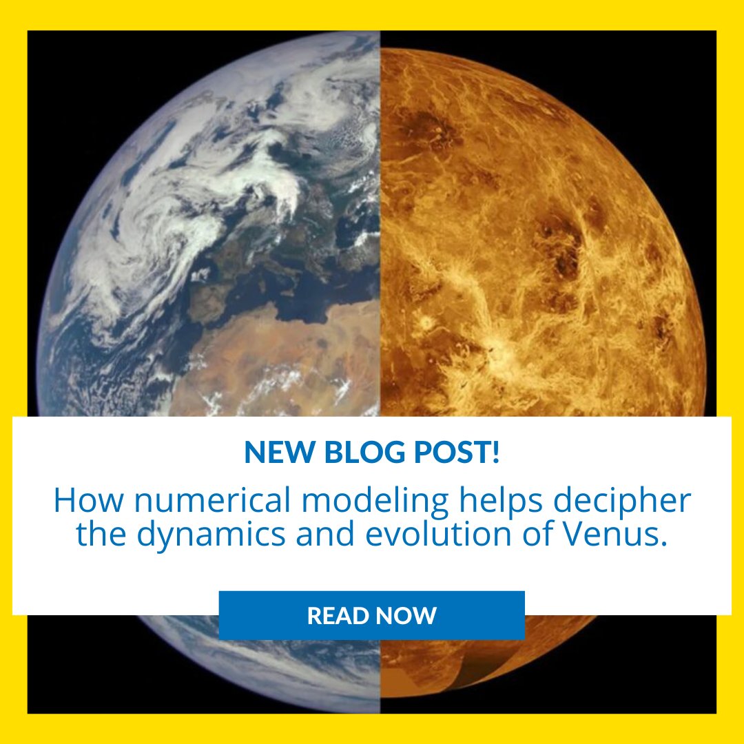How does #numerical #modeling help us understand #Venus's evolution? This blog by <a href="/EGU_GD/">EGU Geodynamics Division</a> analyses the evolution of Venus and Earth, highlighting the differences between these two planets.

In case you missed it, read more about it here: egu.eu/8RIO2O