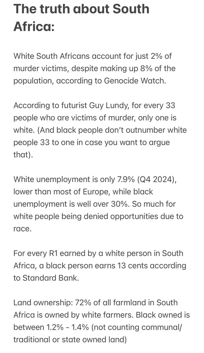 Here are some uncomfortable facts for Afriforum and Trump: