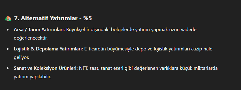 yucelates22's tweet photo. 2025 YILI dengeli #yatirim örnekleri 8 madde ytd. 7 https://t.co/H7vRqKgjKN