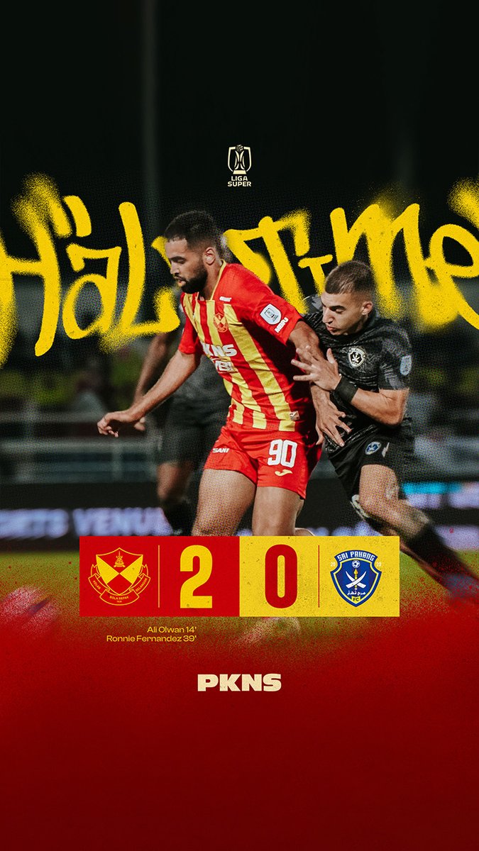 selangorfc's tweet photo. HT | π΄ SFC 2-0 SRP β«
Skuad #GergasiMerah di hadapan selepas tamat separuh masa pertama di Stadium MBPJ. Perlawanan #SFCSRP masih berbaki 45 minit lagi. Ayuh, teruskan berjuang dan pastikan 3οΈβ£ mata milik kita malam ini.
#YourPassionOurPride
#FirstPrideStadiumTakeOver https://t.co/sKvjlJbvEx