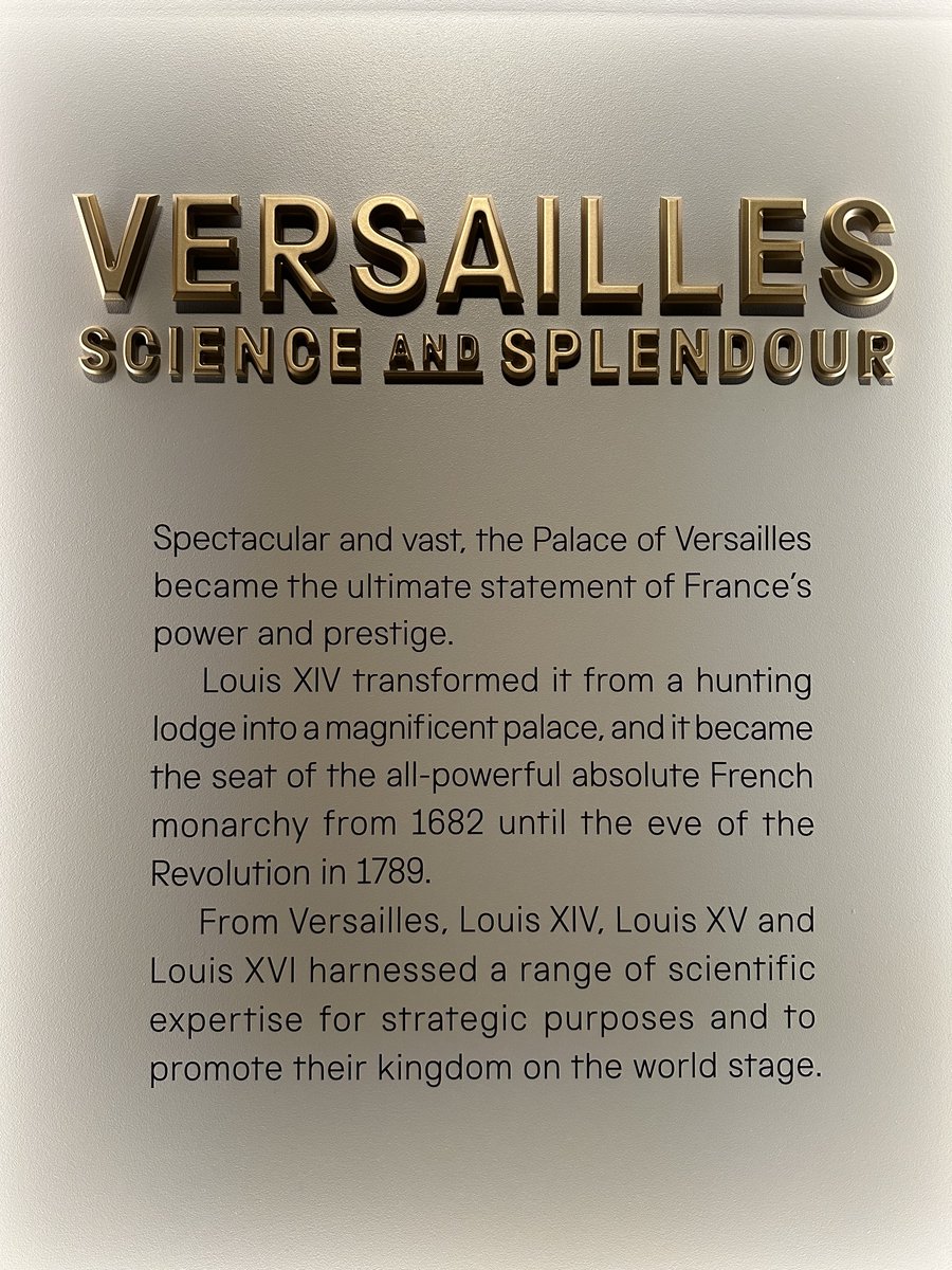 soinisan's tweet photo. A M A Z I N G 🤯 Worth a visit 100% #Versailles #Scienceandsplendour @sciencemuseum https://t.co/45fqawcveP