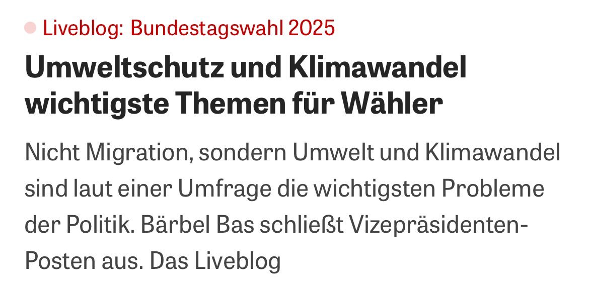 Es ist - man kann es nicht anders sagen - ein politisches Versagen in diesem Wahlkampf, dass die Klimakrise trotz Omnipräsenz in der Welt und Bedeutung für die Wähler:innen ununterbrochen heruntergespielt wurde.
