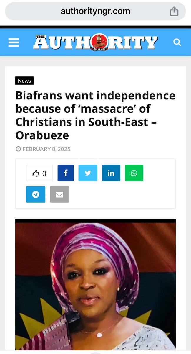 ngoziora's tweet photo. Breaking:

Biafrans declared their Independence - United State of Biafra  on November 29th, 2024 due to the continuous killing of Biafrans who are Christians, Jewish  and traditionalists by the Nigeria state

https://t.co/U6DTsVxtxa

Biafrans cannot continue to live in a country where President Tinubu reintegrates  known terrorists such as Boko haram into the Nigeria military and police and send them to Biafra territory to kill innocent Biafrans due to their belief and ideology 

 https://t.co/MlhKTfy0jh

The major reason Nigeria has detained  Mazi Nnamdi Kanu and  Finland is questioning PM Simon Ekpa is to continue the killing of Biafrans who are christians and to truncate the independence of Biafra. 

This plot is resisted by Biafrans as they have declared their independence and must defend their territory from illegal occupants of the Nigeria state

https://t.co/DFtcUVoJ2g

https://t.co/f7OYeXP6Ja

@JasonPoblete
 
@SamuelBrownback
 
@GC_Relief

@isaacsix
 
@IRFSummit
 
@Sean_ADFIntl
 
@STTuutiset

@mariapetterss0n
 
@Jonagoldie
 
@anna_maja

@oikeusmin
 
@KaariMattila
 
@leena_meri
 
@MariPSRantanen
 
@FinlandCoE
 
@FrankAmnesty

@100Eklund
 
@TiborPNagyJr
 
@mrubin1971
 
@UN_HRC

@iltasanomat
 
@iltalehti_fi
 
@yleuutiset
 
@ESSonline

@Ulkoministerio
 
@hsfi
 
@PetteriOrpo
 
@sirpa_rautio

@HannuKautto
 
@MikaVauhkala
 
@JimFergusonUK

@MTVUutiset
 
@SaskaSaarikoski
 
@Finnchod

@kppelastus
 
@jliski
 
@LindaPelkonen
 
@MariaNykane

@alexstubb
 
@SebaGahnstrom
 
@ihmisoikeus

@SBashmakov
 
@latvala_johanna
 
@HenriPurje

@veerapennanen
 
@Burtonwarnews
 
@achpr_cadhp

@anttihakkanen