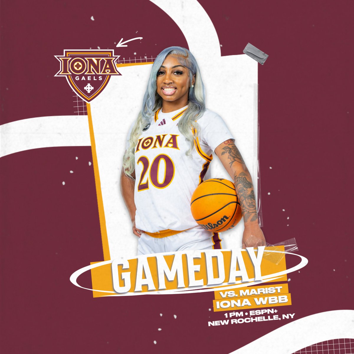 Iona Women's Hoops (@ionawbb) on Twitter photo ππΌπππΏπΌπ: <a href="/MAACHoops/">#MAACHoops</a> Matinee against Marist!
Celebrating Black History Month today at the HAC!
π: <a href="/MaristWBB/">Marist Womenβs Basketball</a>
π
: TODAY
β°: 1 p.m.
πΊ: <a href="/ESPNPlus/">ESPN+</a>
π: Hynes Athletic Center
π: ionagaels.com/livestats
ποΈ: IonaTickets.com
#RaisingTheFEEE #GaelNation ππΌπππΏπΌπ: <a href="/MAACHoops/">#MAACHoops</a> Matinee against Marist!
Celebrating Black History Month today at the HAC!
π: <a href="/MaristWBB/">Marist Womenβs Basketball</a>
π
: TODAY
β°: 1 p.m.
πΊ: <a href="/ESPNPlus/">ESPN+</a>
π: Hynes Athletic Center
π: ionagaels.com/livestats
ποΈ: IonaTickets.com
#RaisingTheFEEE #GaelNation