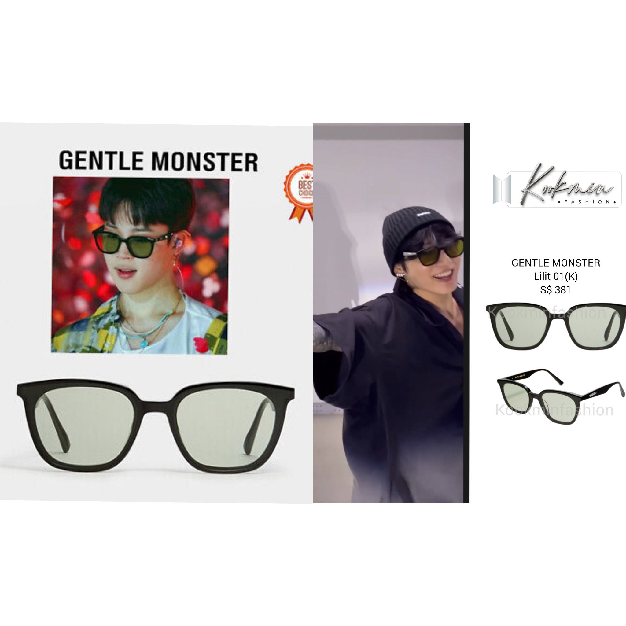 【GENTLE MONSTER】★Lilit 01 ★BTS、パク・ミニョン着用!★ grew on X: