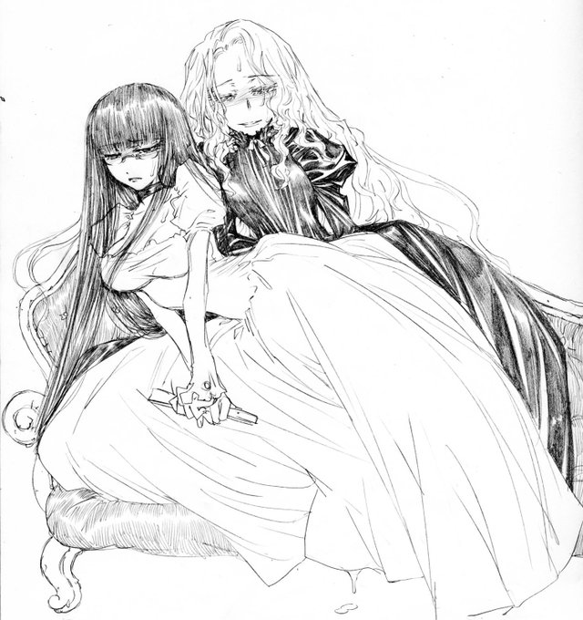 「アラン……あなた……こんなところでッ…そんな恰好でッ…衛兵に見つかったら……ただじゃすまないわよ……」
「ああ、お嬢さま…うごかないで…うごかないで…また…また…でちゃいます…」 