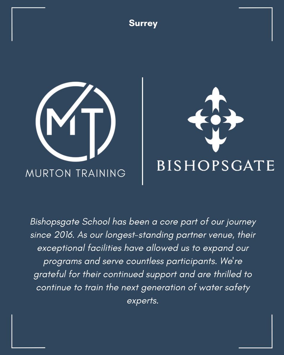 murton_training's tweet photo. 📢 Exciting Updates for 2025 📢

We’re looking forward to another year of high-quality training, with new venues to be announced soon. First, we return to Bishopsgate School and St Margaret’s Sports Centre this February.

#MurtonTraining #WaterSafety #LifeguardTraining #FirstAid https://t.co/JxAHtYIDPQ