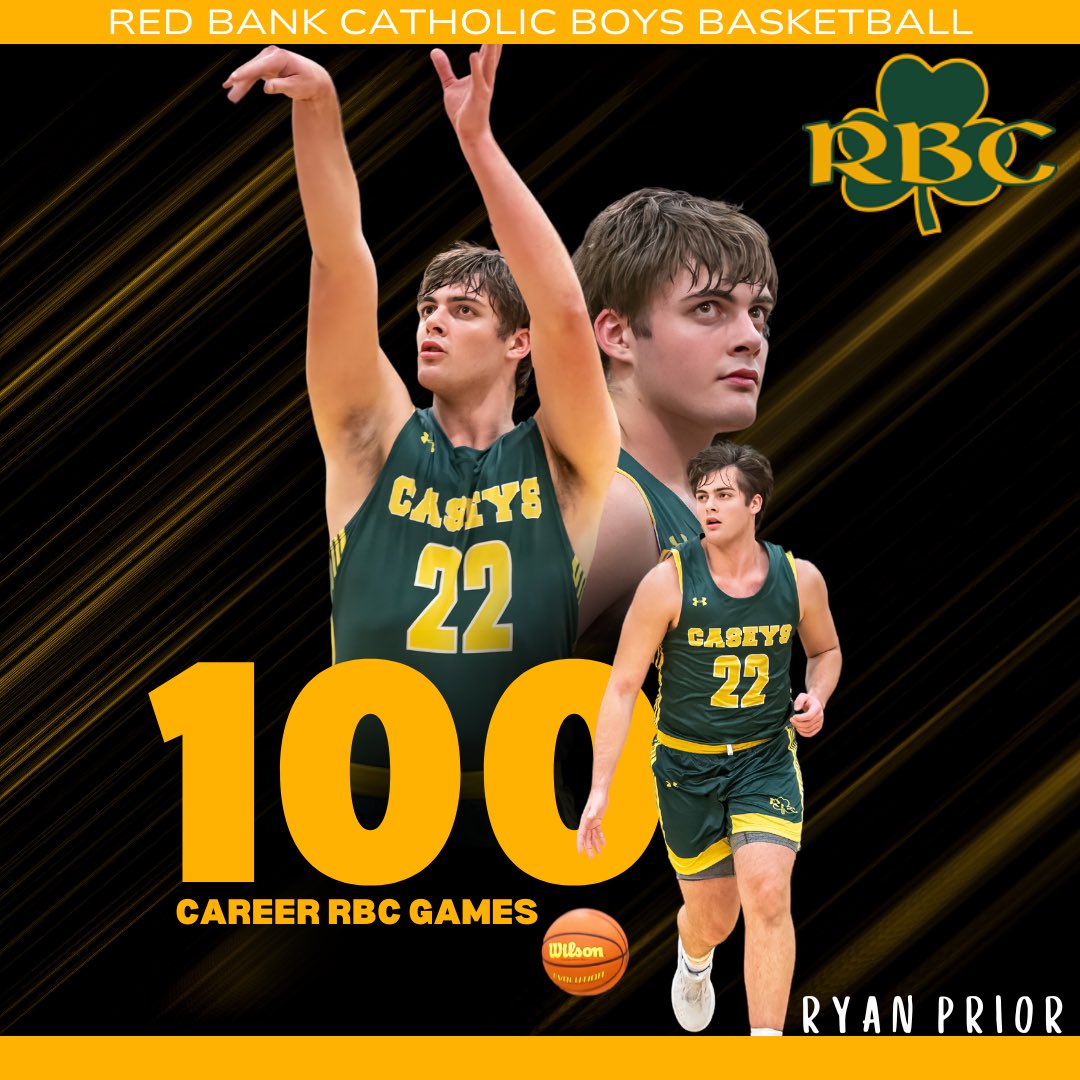 Congratulations to RBC’s Ryan Prior for playing in his 100th career game as a Casey last night. <a href="/JakeMatson/">Jake Matson</a> <a href="/APPSportsDesk/">APPSportsDesk</a> <a href="/Matt_Manley/">Matt Manley</a> <a href="/JSSInsider/">Shore Sports Insider</a> <a href="/RBCCaseys/">Red Bank Catholic</a> <a href="/CaseysSports/">CaseysSports</a> <a href="/HSSportsNJ/">NJ.com HS Sports</a> <a href="/BrandonGouldHS/">Brandon Gould</a> <a href="/MikeKinneyHS/">Mike Kinney</a> <a href="/JSZ_Sports/">Jersey Sports Zone</a> <a href="/ShoreSports_NJ/">Shore Conference</a>