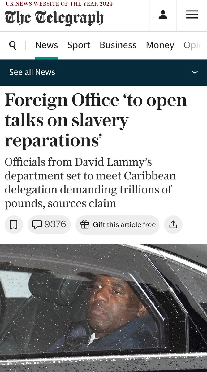 ikeijeh's tweet image. I can take neither blame, nor credit for things I have not done.

As well as monetising misery, paying reparations for a slave trade Britain ended 200yrs ago is like detonating dynamite to open an unlocked door.

Money doesn't heal trauma, it weaponises it. Britain must not pay.