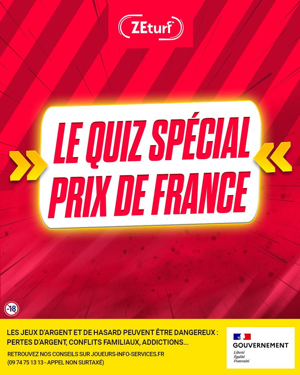 ZEturfFr's tweet photo. 🏎️ Les amis, vous êtes prêts pour un quiz très "speed" ?

🥇 Le premier* qui répond à chaque question sur la Speed Race reçoit un jeton turf d'une valeur de 5€ !

🔁+❤️ si vous êtes ready !

* Vous ne pouvez gagner qu'une seule fois sur ce quiz. https://t.co/WKIh2rOusb