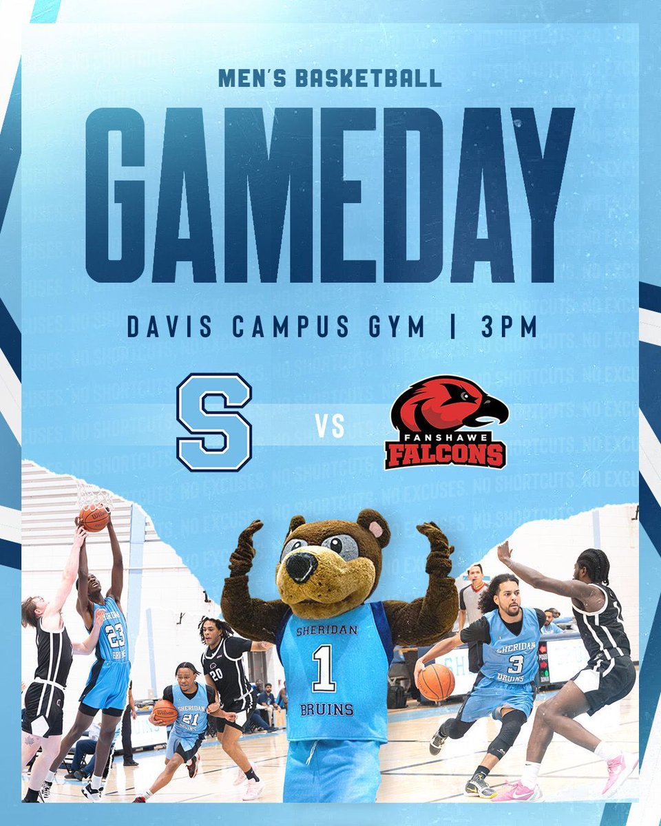 Your Men's Basketball team is hosting their final game of the regular season! Join us at Davis
to watch! 🐻💙🏀

M🏀 vs Fanshawe
⏰3pm
📍Davis Campus Gymnasium
🎥Link In bio to watch live stream on Double-Blue
Network