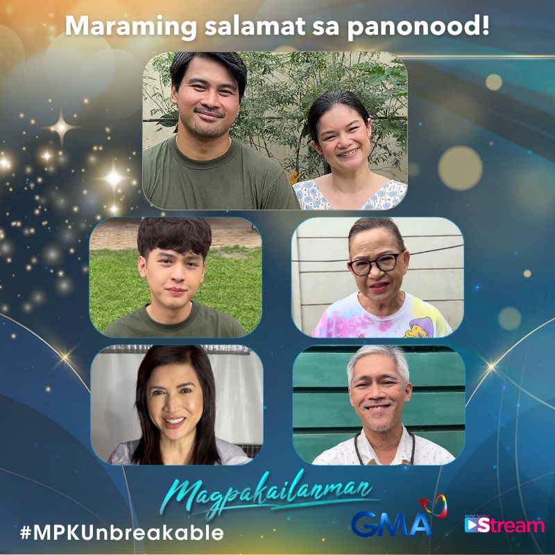 MPKGMA's tweet photo. Thank you for watching #MPKUnbreakable! Ano ang masasabi ninyo sa episode ngayong gabi?
#Magpakailanman https://t.co/MroFdhuZpZ