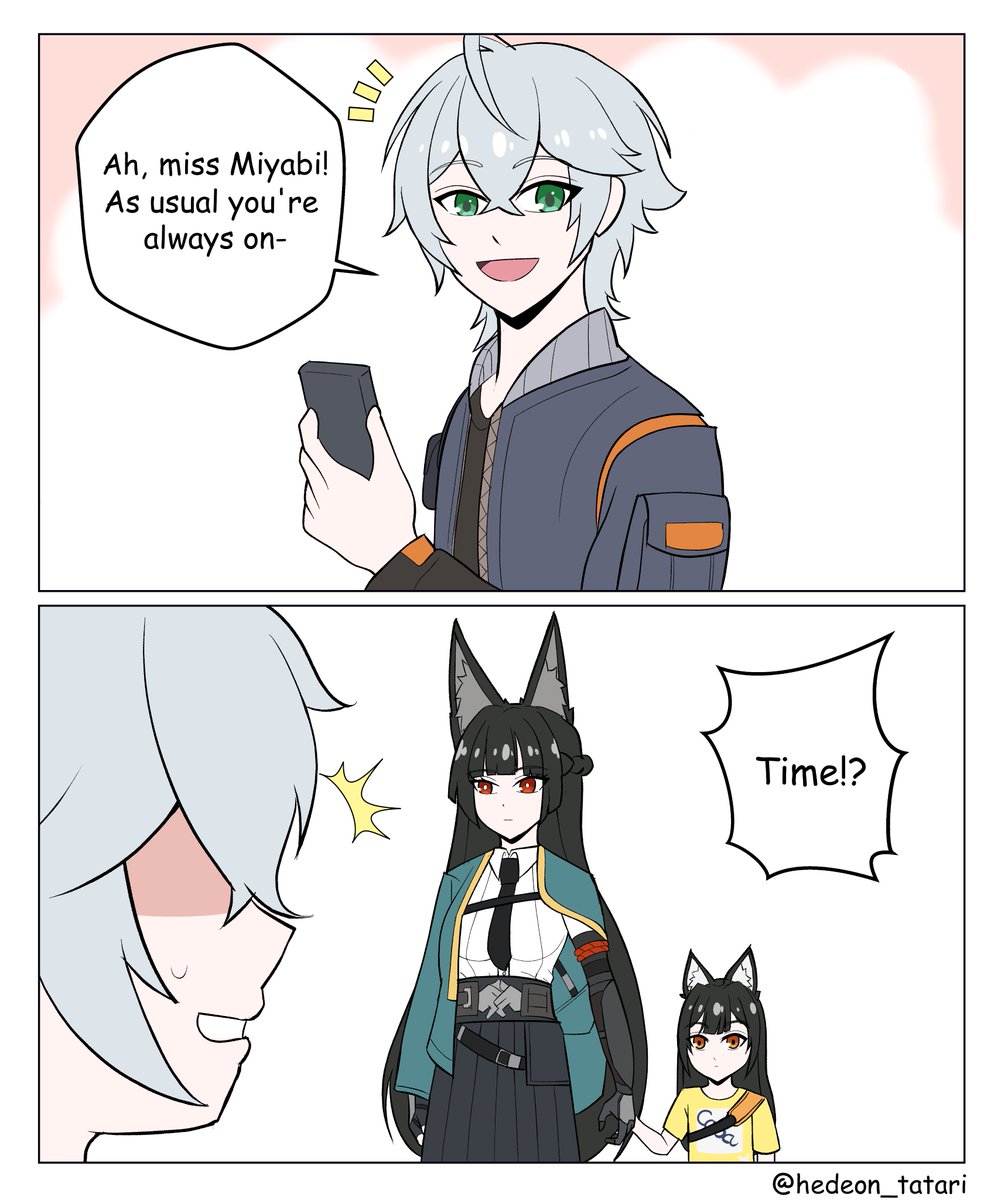 hedeon_tatari's tweet image. I made a Wiseyabi short comic~
__________________________________
"Lost child"
#ZenlessZoneZero #ZZZ #Wise #Miyabi  #wiseyabi