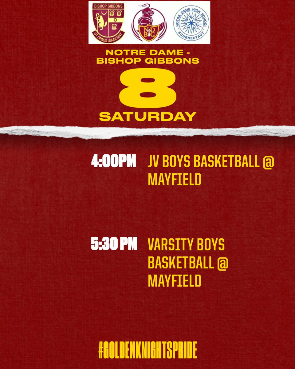 Notre Dame - Bishop Gibbons Golden Knights (@ndbgathletics) on Twitter photo 