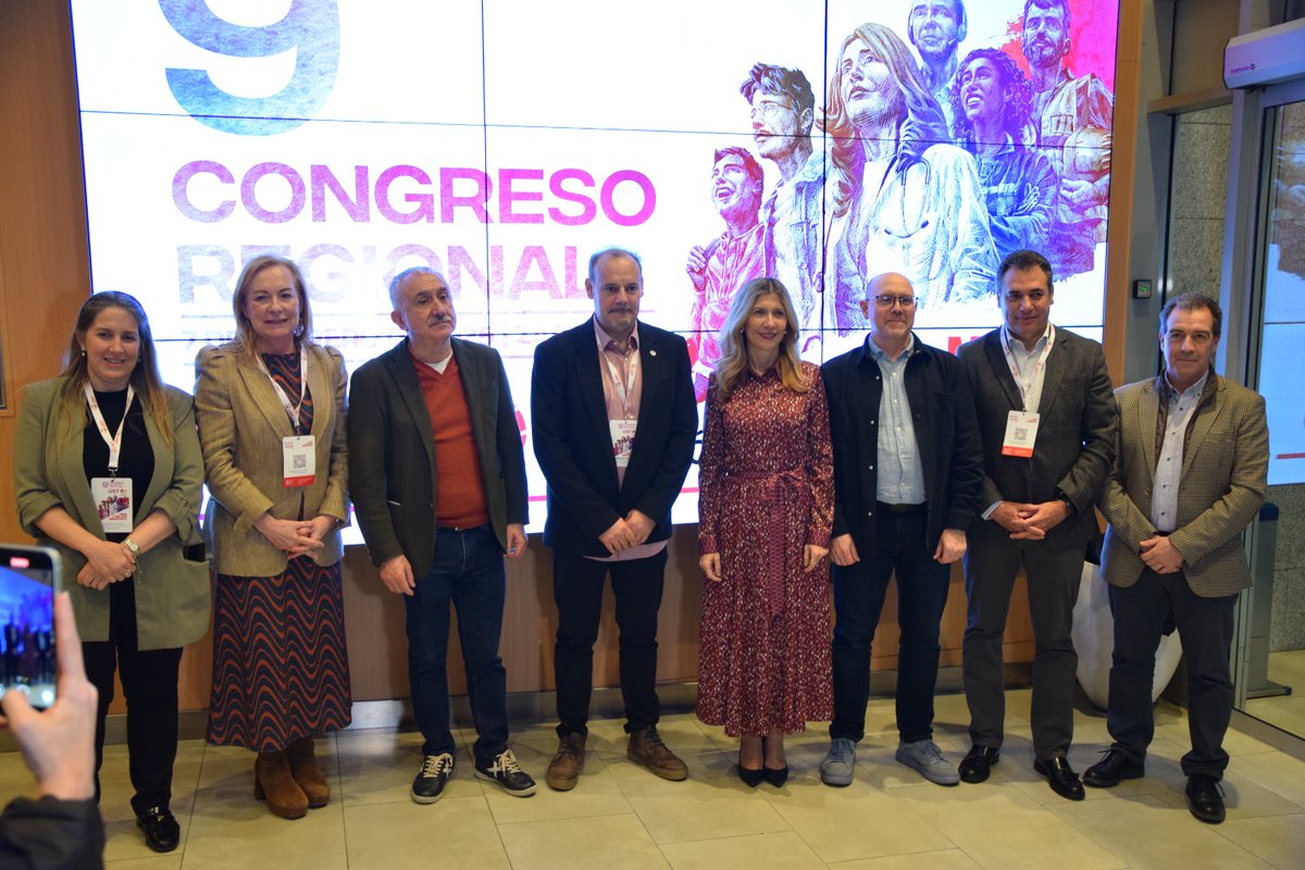 Maria Jesús Lorente (@majeloriz) on Twitter photo Ayer acompañamos a <a href="/UGTAragon/">UGT Aragón</a> en su noveno congreso donde se ha renovado el liderazgo de Juan José Arceíz.
Aragón referente en el pacto por el diálogo social <a href="/CCOOAragon/">Comisiones Obreras Aragón</a> <a href="/CEOEAragon/">CEOEAragon</a> y <a href="/cepymearagon/">CEPYME Aragón</a> únicos para mantener la #pazsocial. Ayer acompañamos a <a href="/UGTAragon/">UGT Aragón</a> en su noveno congreso donde se ha renovado el liderazgo de Juan José Arceíz.
Aragón referente en el pacto por el diálogo social <a href="/CCOOAragon/">Comisiones Obreras Aragón</a> <a href="/CEOEAragon/">CEOEAragon</a> y <a href="/cepymearagon/">CEPYME Aragón</a> únicos para mantener la #pazsocial.