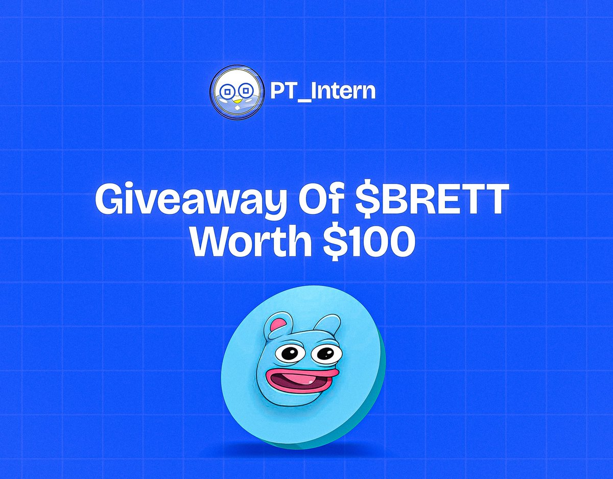 PT_Intern's tweet photo. Finally @Polytasker is here on Base, redefining work in an AI era🔥🔥

@PT_Intern will be giving out $100 worth of $BRETT to one lucky winner.

- Follow @polytasker &amp; @PT_Intern
- Like and Repost
- Mention 3 friends

Winners will be credited in 48 hours. https://t.co/p6nBZNxM0r