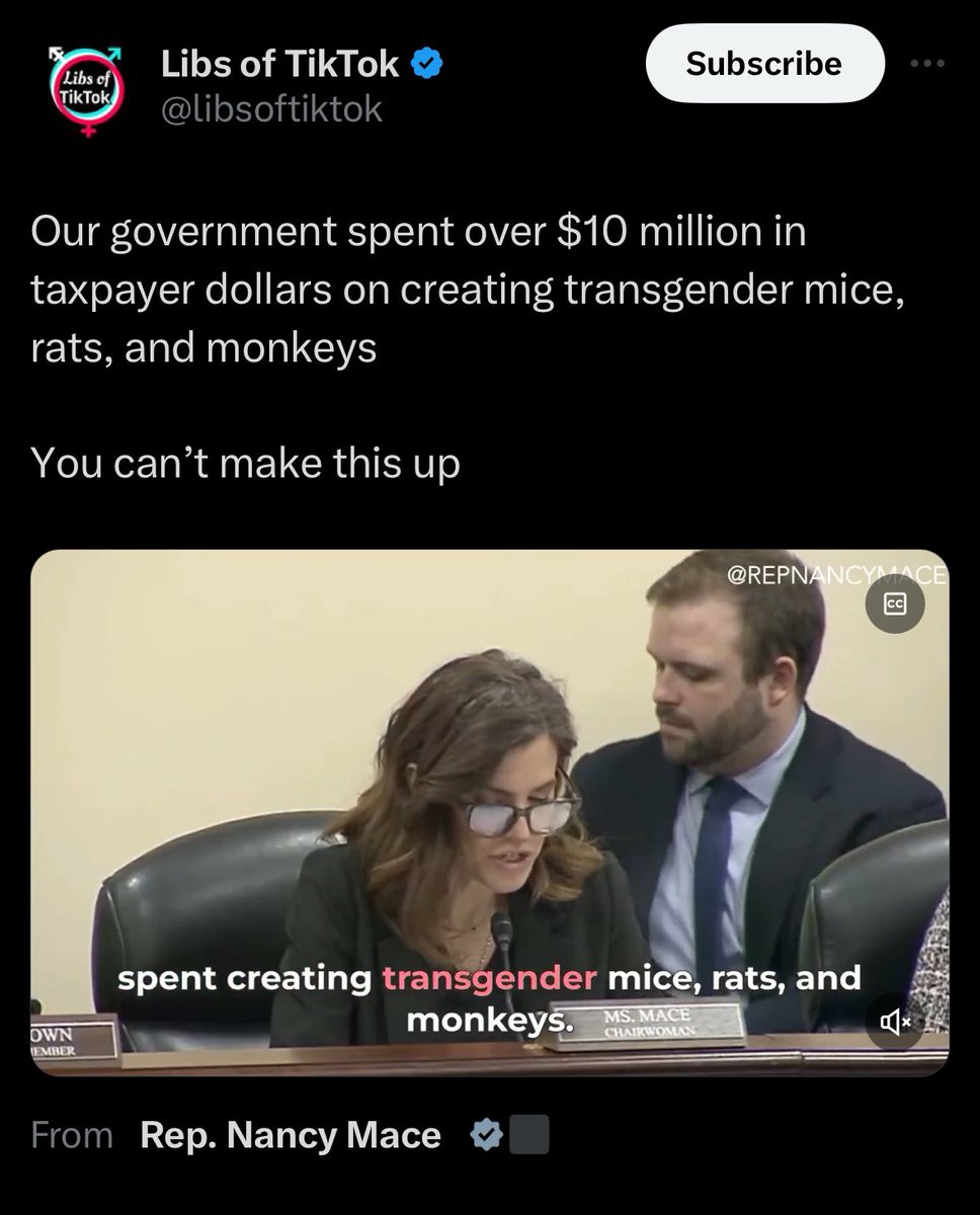 Do they… do they think that’s what “transgenic” means? 🤦