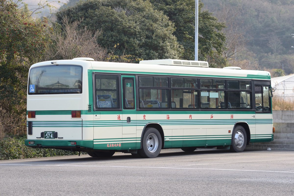 瀬戸内海交通 愛媛200か5741(大島) KL-LV280L1 元:国際興業バス 緑