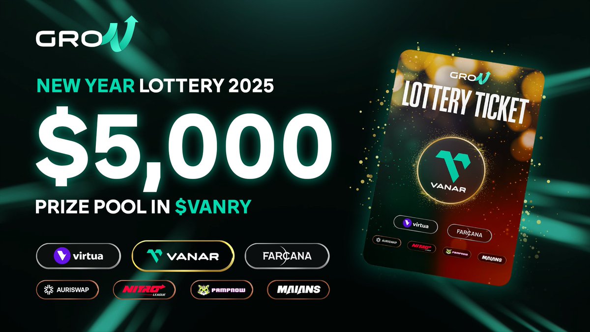 🎟️ FINAL CALL: The New Year Lottery 2025 Ends Tomorrow! 🚨

⏳ Last chance to mint your Lottery Ticket NFT and enter the $5,000 raffle!

🔥 Prize Pool: $5,000 in $VANRY tokens
🌟 Gold Sponsor: <a href="/Vanarchain/">Vanar</a> 
🥈 Silver Sponsors: <a href="/VirtuaMetaverse/">Virtua</a>, <a href="/FarcanaOfficial/">Farcana</a> 
🌟 Bronze