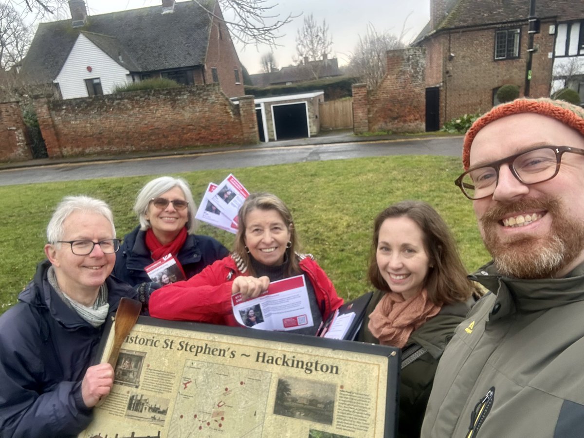 Out speaking to people living in the Beaconsfield Road and St Stephen’s Hill area this morning with our fab candidate Beth Forrester and other local Labour activists and councillors - don’t forget, there’s a St Stephen’s by-election on Thursday 6th March.