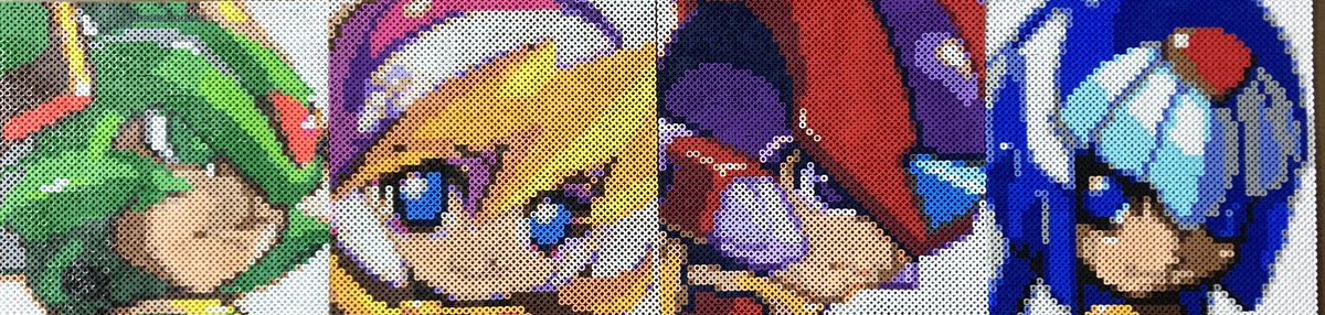 chabo1016's tweet image. 初めましての方へ。
趣味でアイロンビーズ(ロックマンシリーズ)で色々作っている者です。
気が向いた時に作る程度なんで、暇つぶし程度に見てもらえれば、と思います。