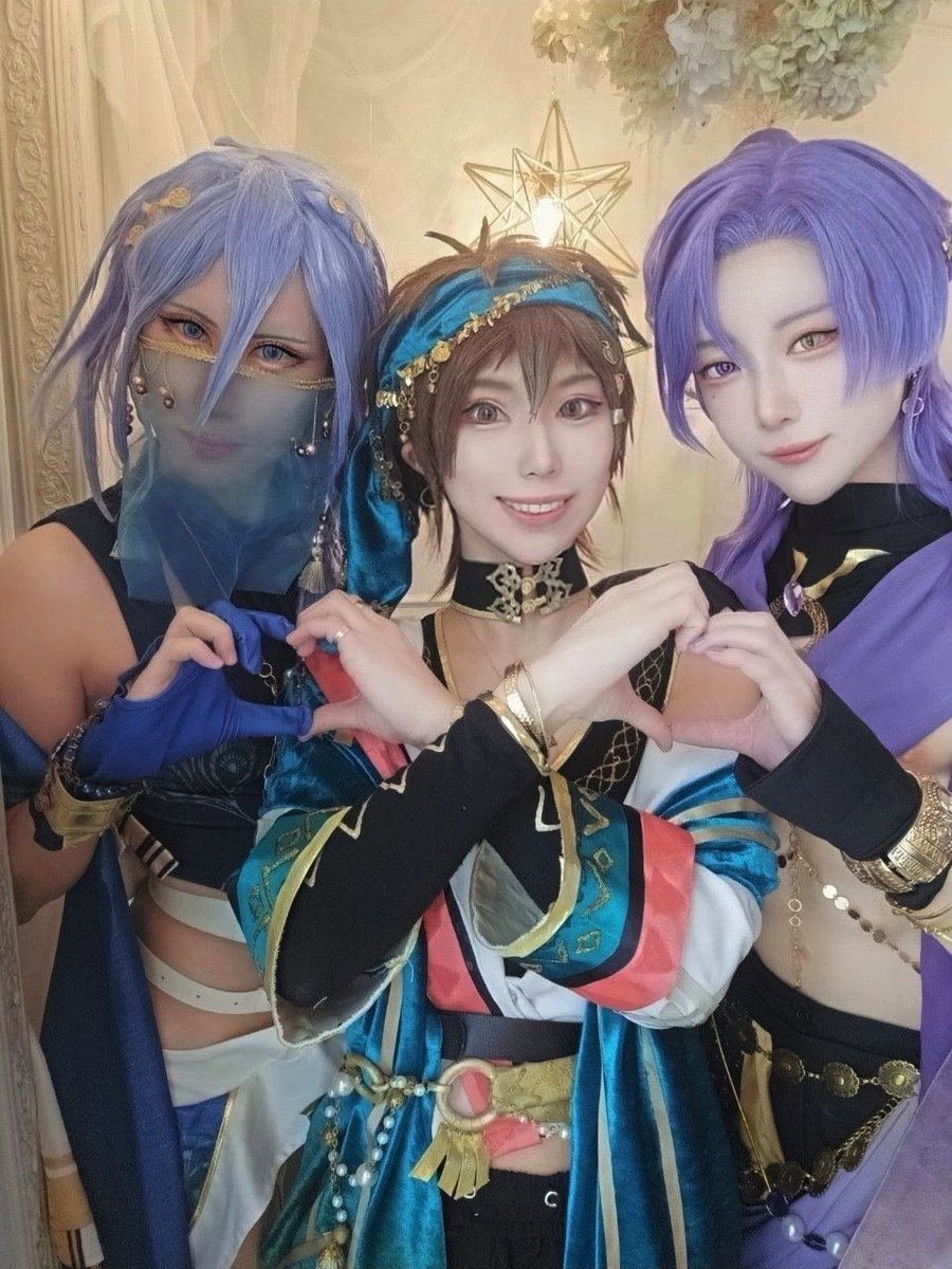 この間の熱砂合わせ、美人2人に挟まれて大変嬉しかった♡(*´ `*)
そして、Greenさんがめっちゃ綺麗に撮影して下さって感謝しかない🙏✨