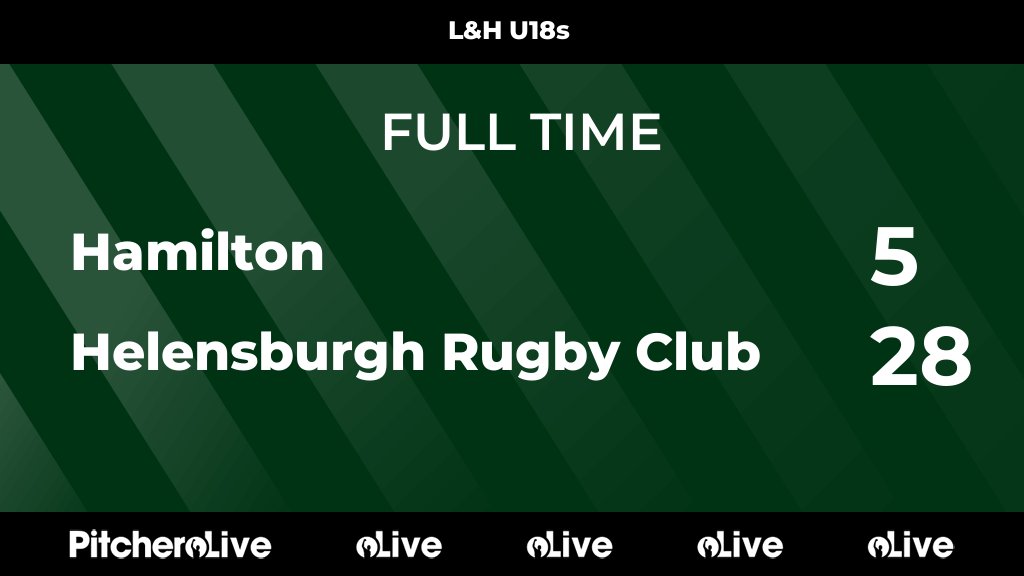 FULL TIME: Hamilton 5 - 28 Helensburgh Rugby Club
#HAMHEL #Pitchero
helensburghrugby.co.uk/teams/254024/m…