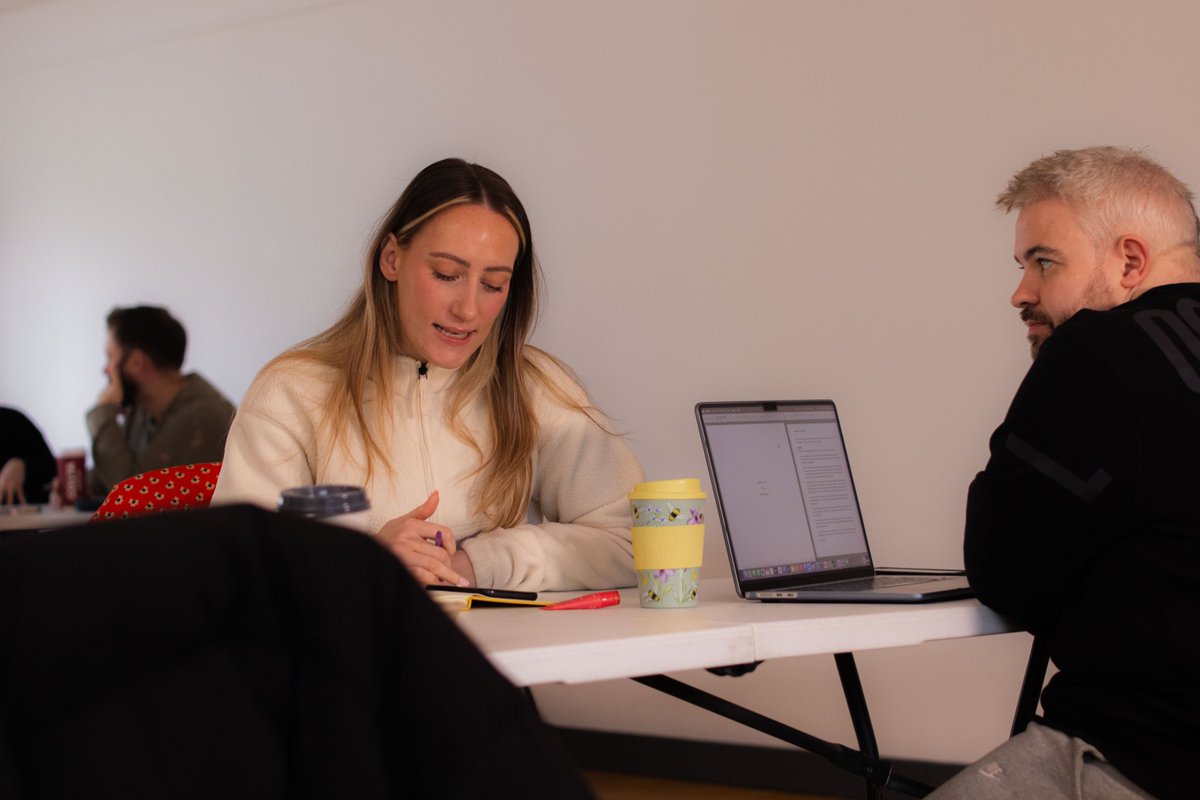 What an immensely productive morning yesterday going over script, costume and intimacy coordination for ‘Time to Go’.

It was so nice to finally meet some of our wonderful cast and crew face-to-face as well 😍

📸: <a href="/Jamieroacharles/">J</a> x Ryan Jones