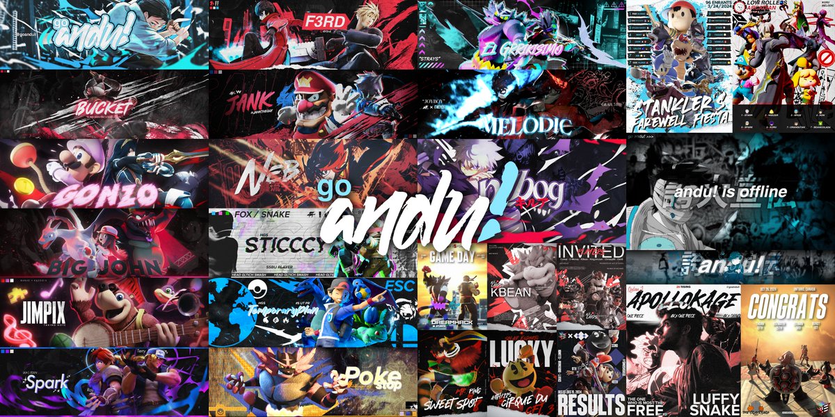 old account got nuked

hi i'm andu
- i do graphic design
- utah ssbu, valorant, osu
- i build keyboards and mod gamecube controllers
- you should watch mob psycho 100 and read invincible 

trying to get my mutuals back, retweets appreciated