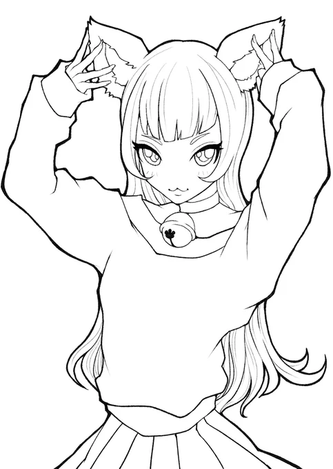 知人の娘ちゃんへ贈る塗り絵
皆様もお好きにヌリヌリどうぞー♡ 