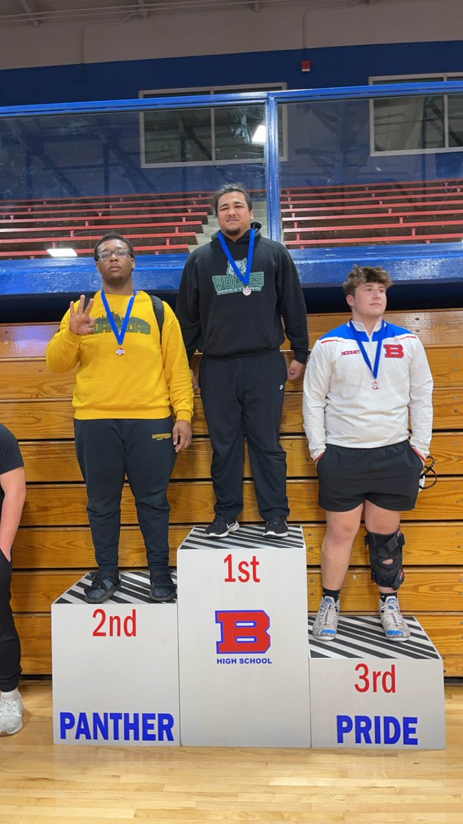 TSSAA Region 8 Class AA  2nd 🥈 Place @ 285 lbs. On to Sectionals. #blessed #AGTG