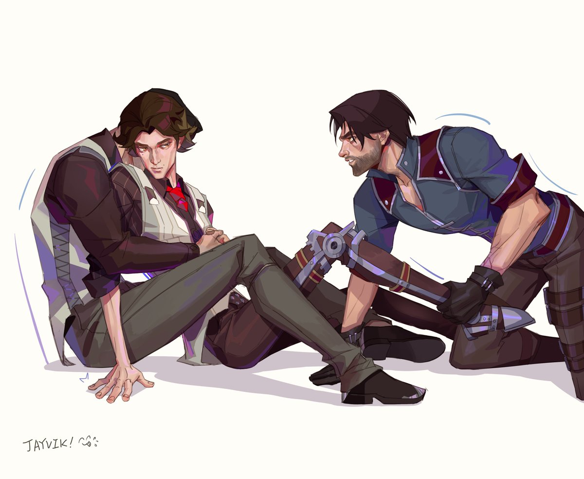 Cutom90's tweet image. 🥹🥹🥹
#Arcane #jayvik #viktor #jayce