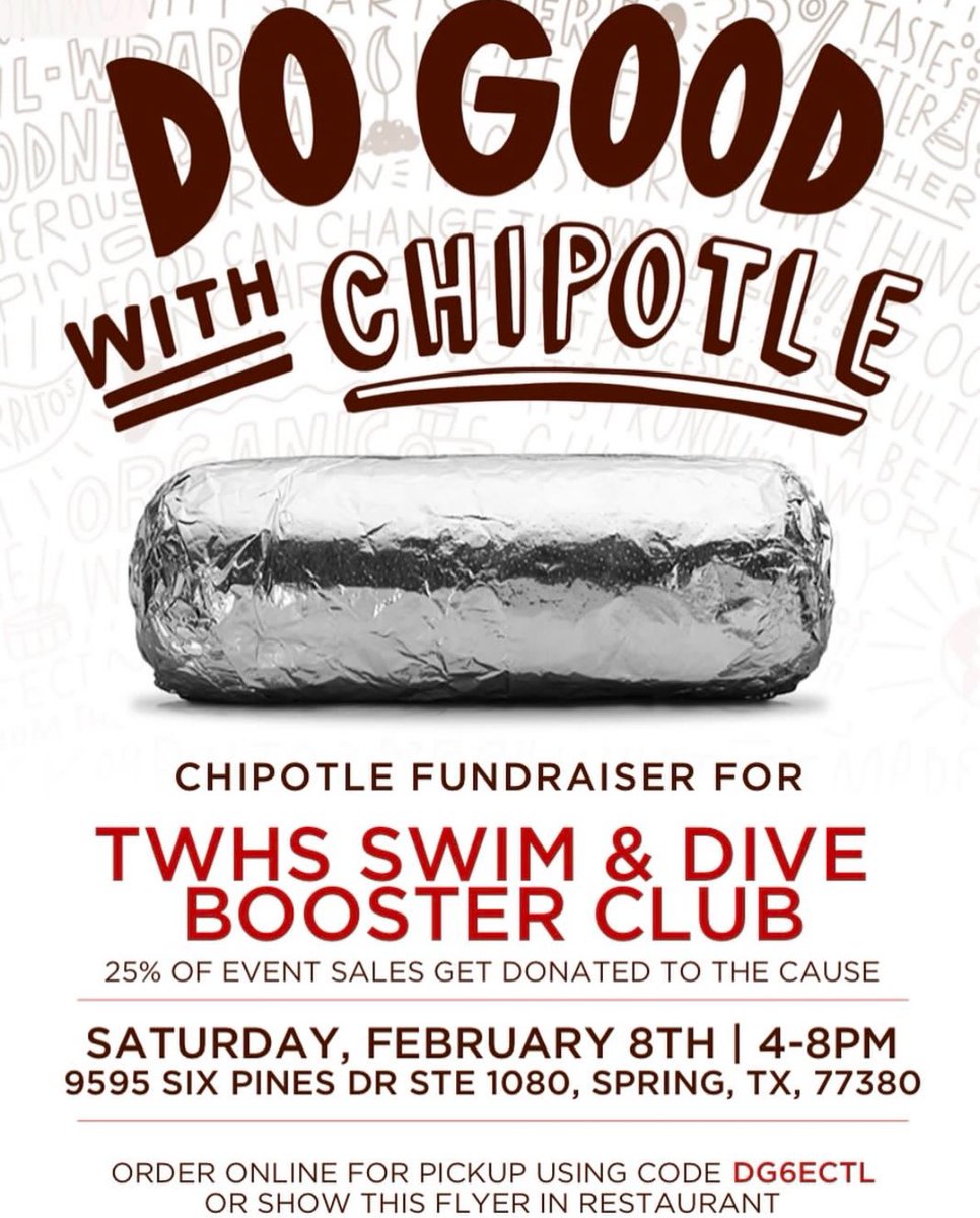 🚨Come support Highlander Swim 🏊🏼‍♀️ &amp; Dive 💦 today‼️ GBW 🌲 #fortheW 🙌🏼

  🗓️ Feb. 8 = Regional Swim Finals
  📍 The Nat
  ⏰ 2 PM
  📍 Chipotle 
  ⏰ 4-8PM