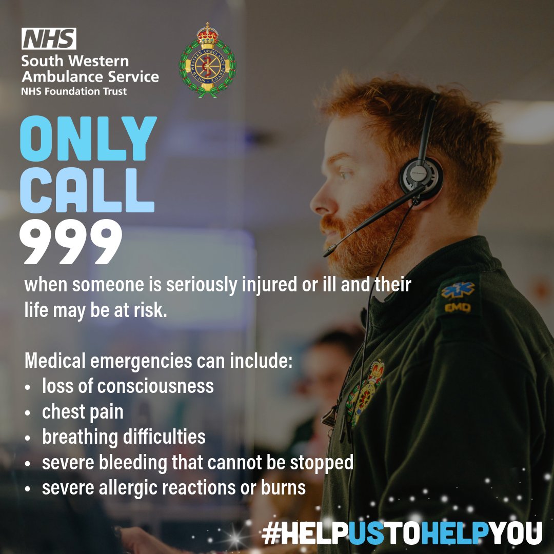 swasFT's tweet photo. 🚨 A 999 call is not a taxi service.
We recently received a call from someone asking for an ambulance because they had injured their finger while playing football. ⚽
Misuse of the service delays help for those in critical need.
#999ForEmergencies #ThinkBeforeYouCall https://t.co/JEu1GqDvmc