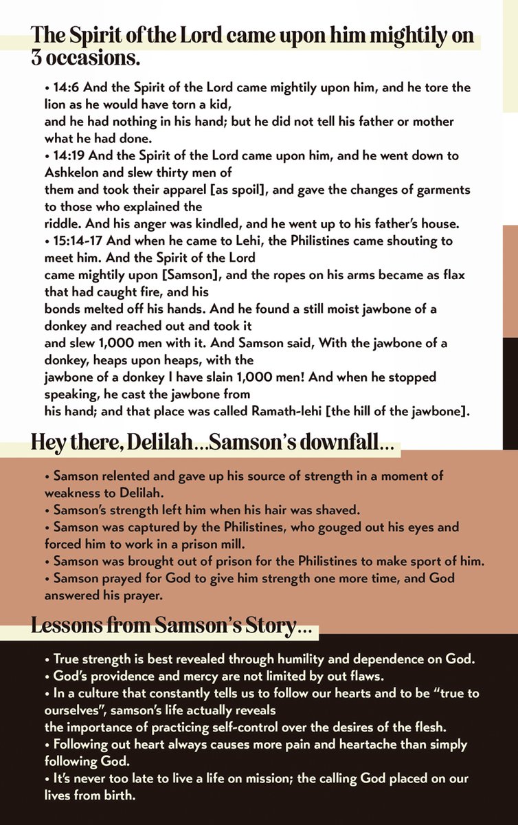 jccelgin's tweet image. #TeachingGuide | Small Things Matter in the Kingdom of God » A small jawbone | 02-09 #February #God #Elgin