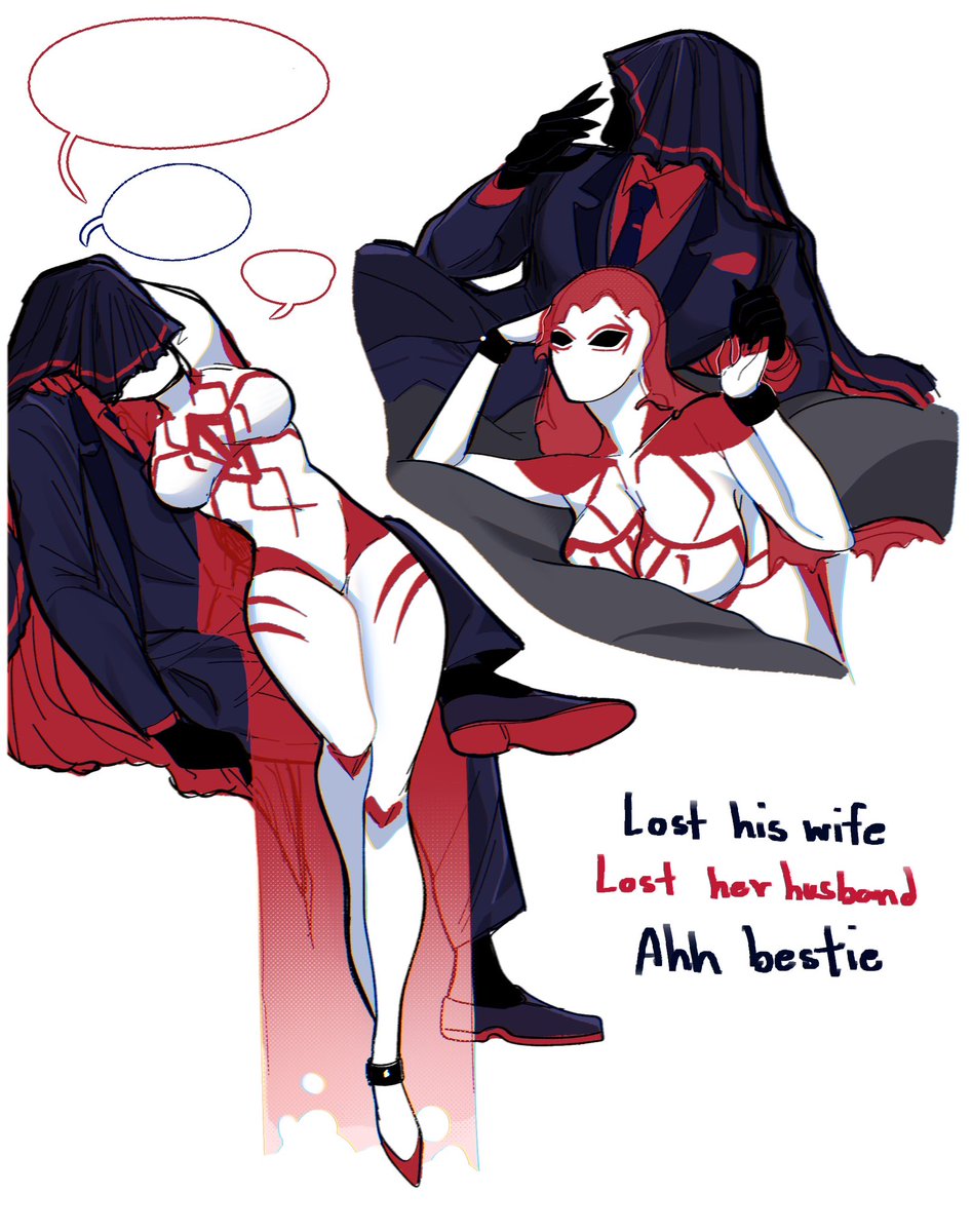 Geloz_BC's tweet photo. Just a ship post

Spider-Vamp belong to  @90m_pom 

Lost his wife x Lost her husband 

Ahh bestie

#SpiderSona #SpiderManAcrossTheSpiderVerse 
#Oc https://t.co/PohXprWjqG